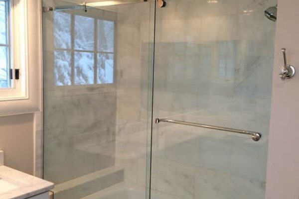 Serenity Frameless Shower Slider | Allstate Architectural Glass